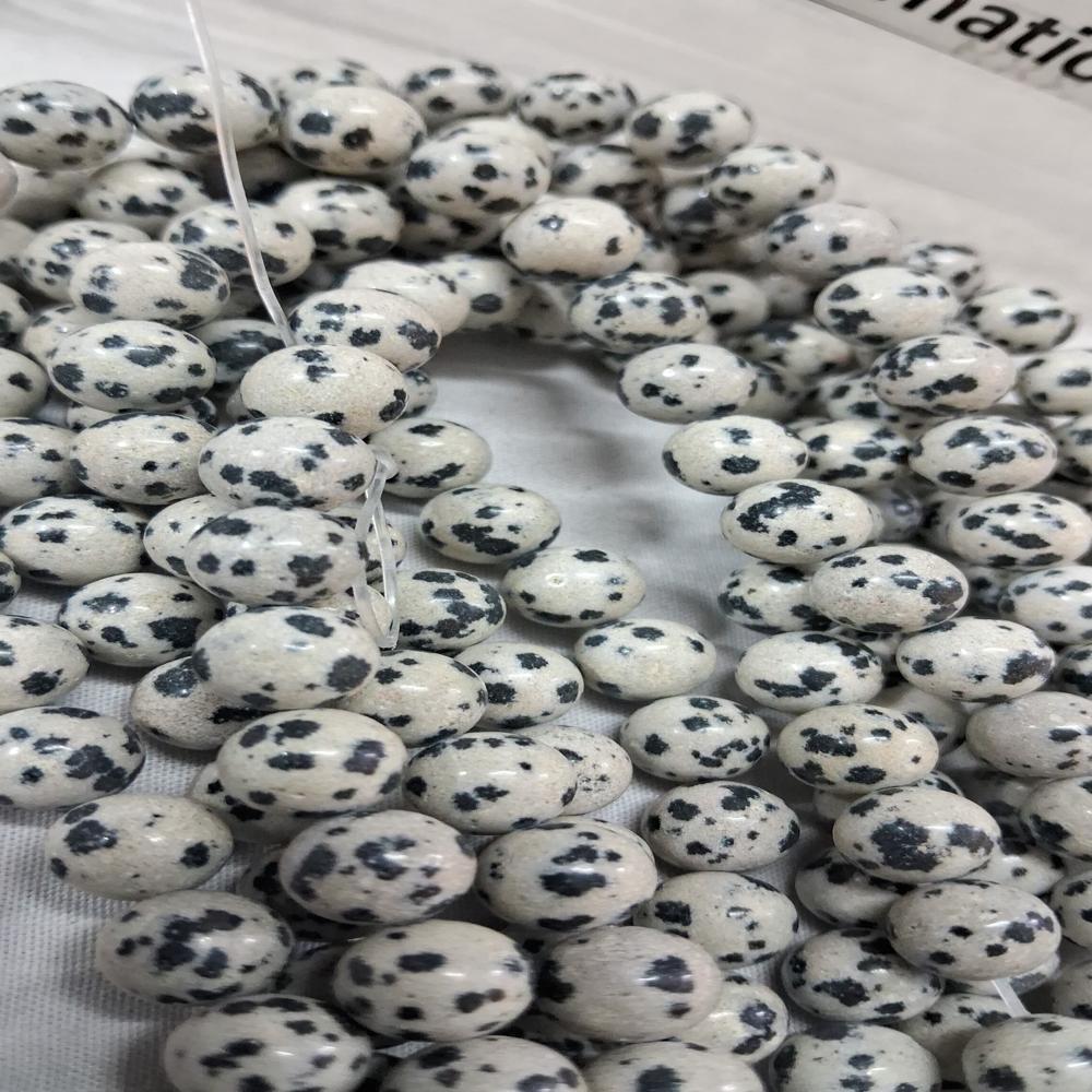 Dalmation Crystal Beads - Shape: Round