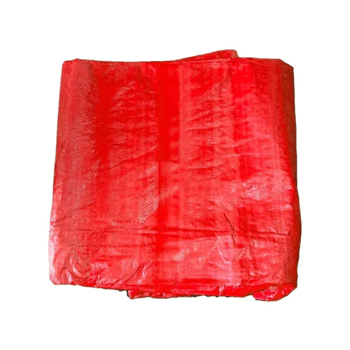 Red Plastic Tarpaulin - Design Type: Standard