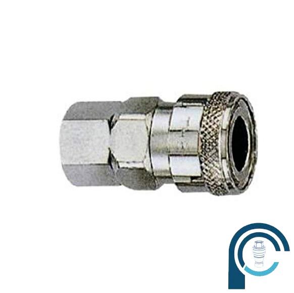 Quick Connect Coupler 20 Sf - Stainless Steel, High-pressure Resistant, Leak-proof Performance | Tool-free Quick Connection, Compact Round Design
