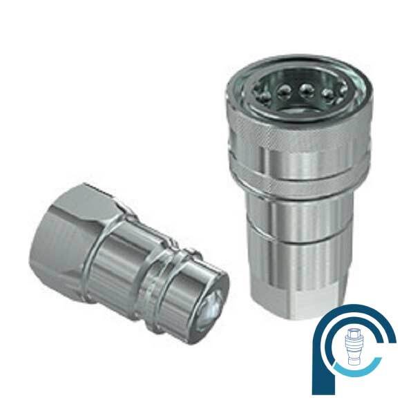 Quick Connect Coupler 40sm - Stainless Steel, Round Shape, Temperature Range 20~70â°c | Heavy-duty Build, Leak-proof Design, Corrosion Resistant, High-pressure Compatible