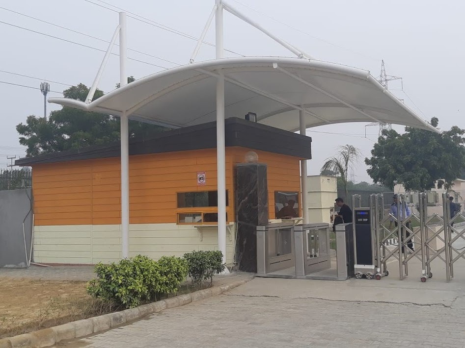 Tensile Fabric Structure - Material: Iron