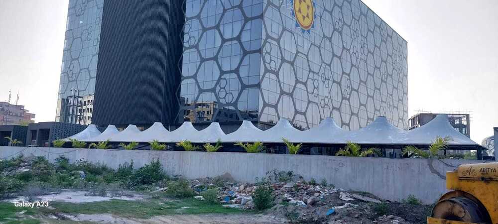 Tensile Fabric Structure - Material: Iron