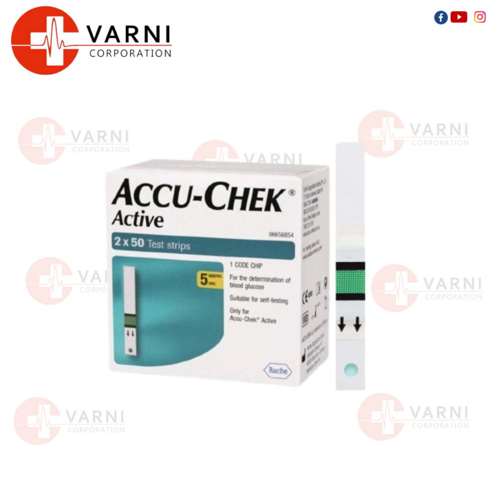 Accu Chek Active glucose 100 Test Strips