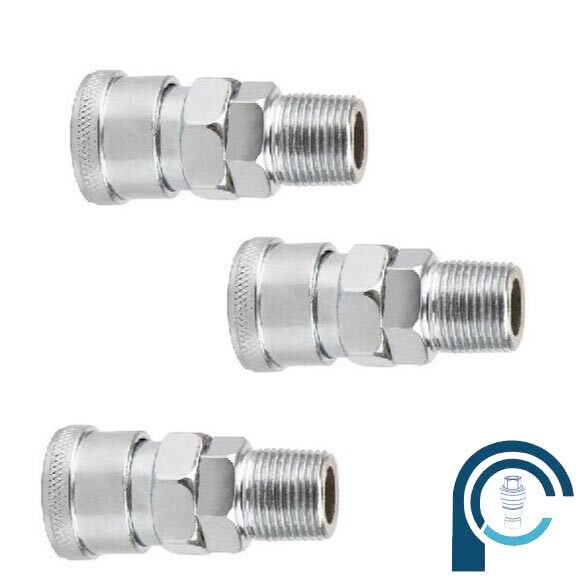 Quick Connect Coupler 30sh - Steel, Air Flow 35 Scfm At 100 Psig Inlet, Stainless Steel/carbon Steel/brass | Quick-connect Design, Leak-proof Performance
