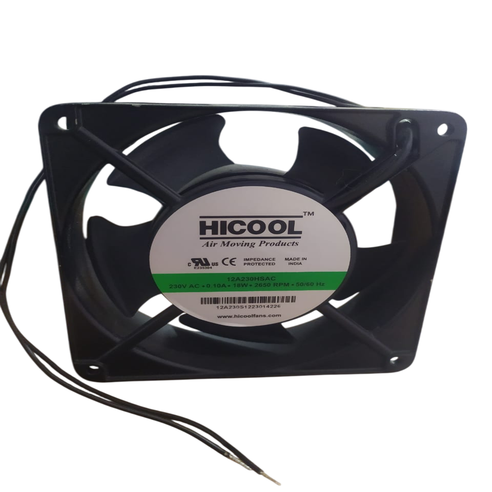 Hicool Fan 12A230Hsac - Color: Black