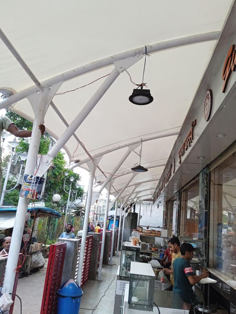 Modular Waterproof Fabric Canopy - Material: Steel