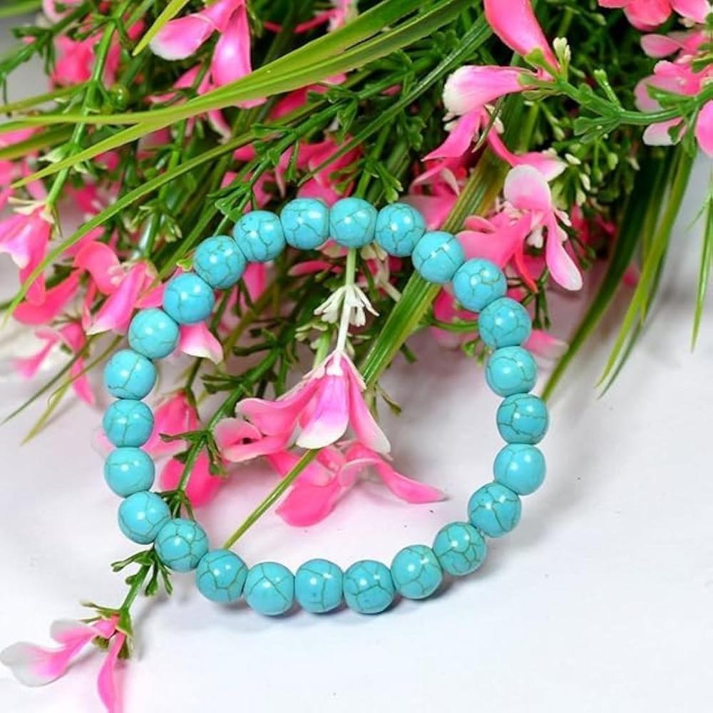 Firoza Natural  Beads - Color: Green