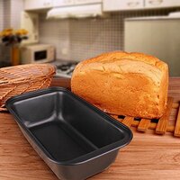 Bread Mould - High-grade Carbon Steel, Non-stick Coating | Even Heat Distribution, Multi-purpose Use, Easy To Clean, Dishwasher Safe, Rugged Black Design