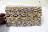 golden moti pankha lace
