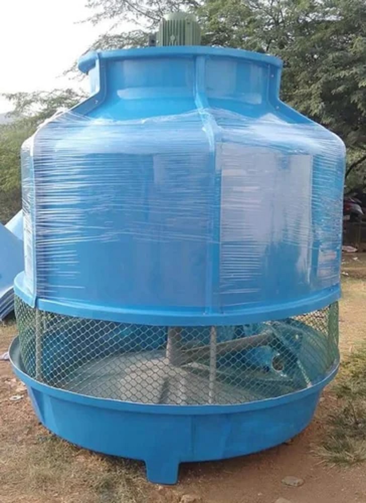 Round Type Air Cooled Blue Color Cooling Tower