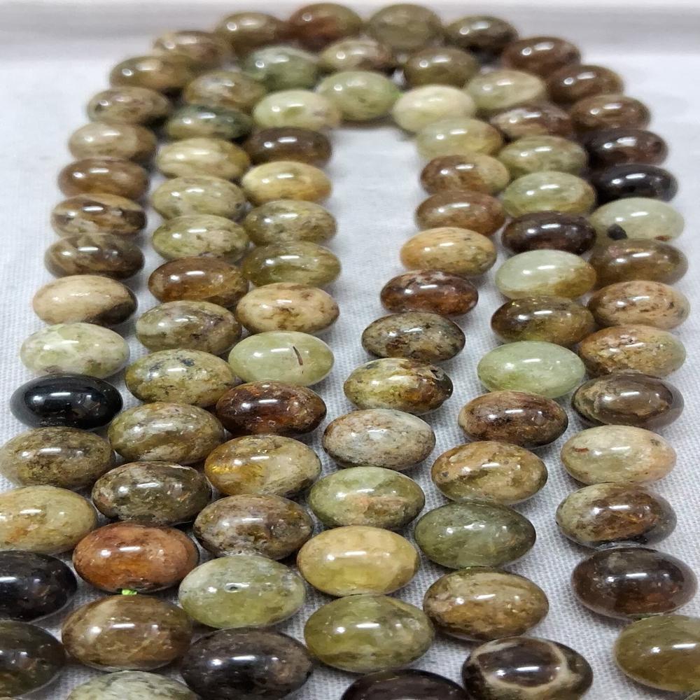 Garnet Green Crystal beads