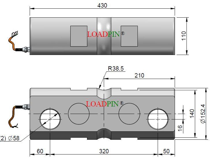 Heavy Duty Load Cell 200T
