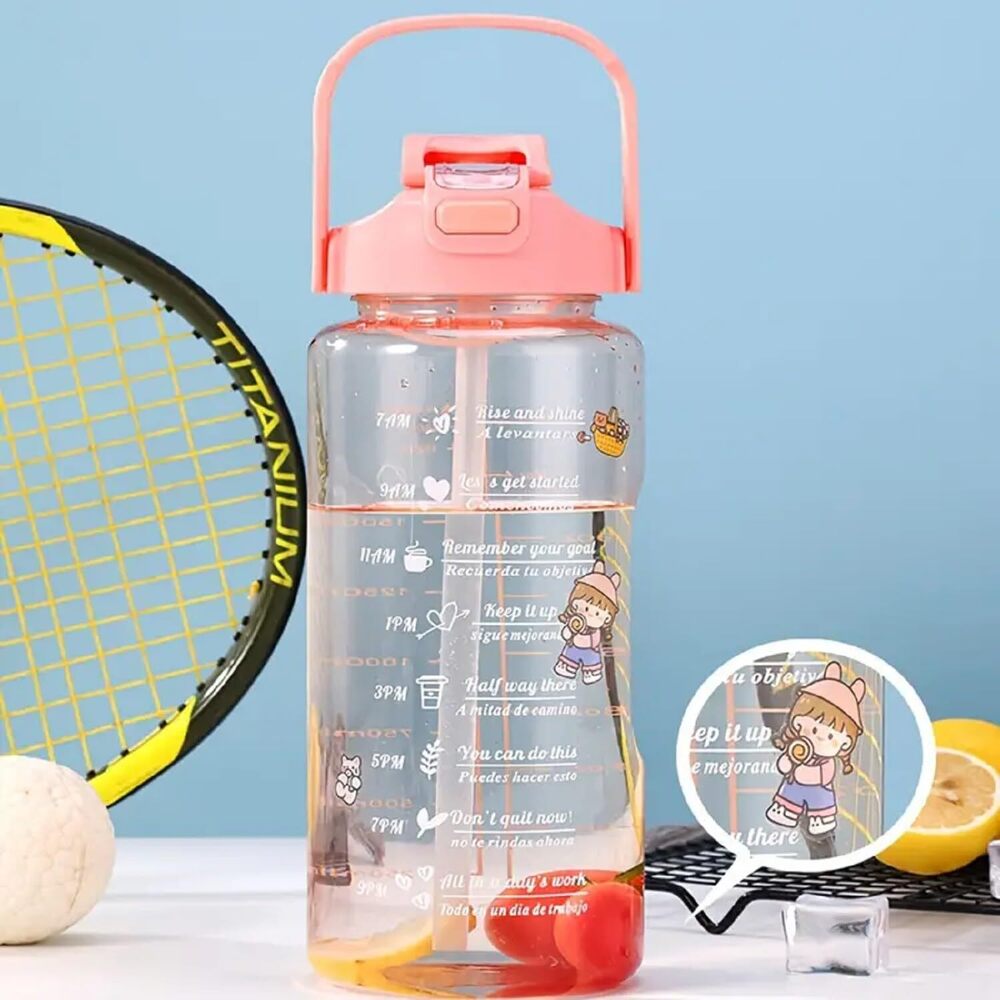 TRANSPARENT WATER BOTTLE 3PCS SET - 3
