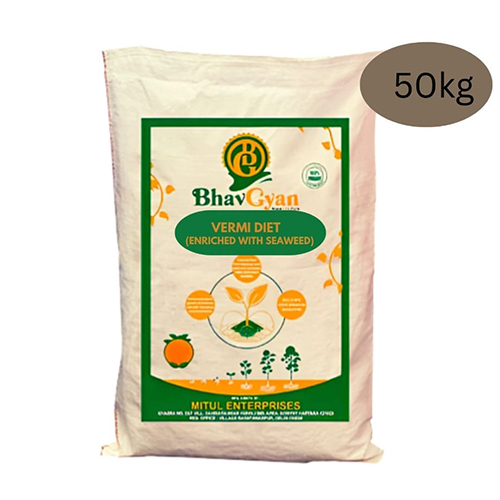 50 kg Vermi Diet Enriched With Seaweed
