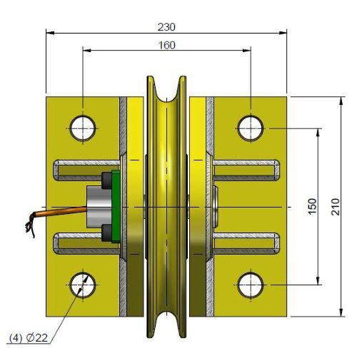 Load Pin - High-strength Steel Material , Precision Weight Measurement And Enhanced Durability