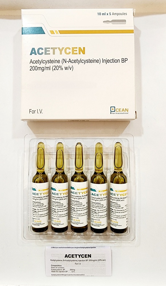 Acetylcystetine Injection Bp - Dosage Form: As Per Requirements