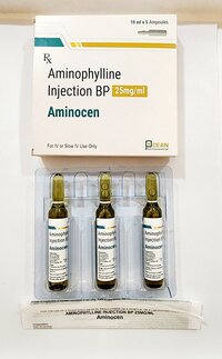 Aminophylline Injection Bp - 25mg/ml Liquid Formulation | Drug Type: Injection, Recommended For: Asthma & Copd, Key Ingredient: Aminophylline