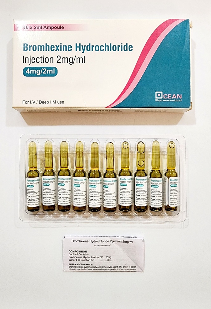 Bromhexine Hydrochloride Injection 4mg/2ml