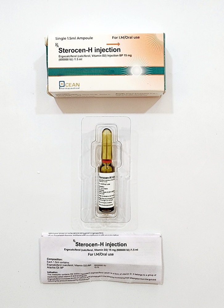 Ergocalciferol Injection 600000/1.5ml