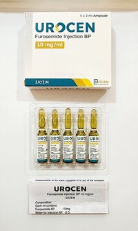 Furosemide Injection - 10mg/ml | Indicated For Edema Management In Adults And Children, Shelf Life 3 Years, Stored As Required