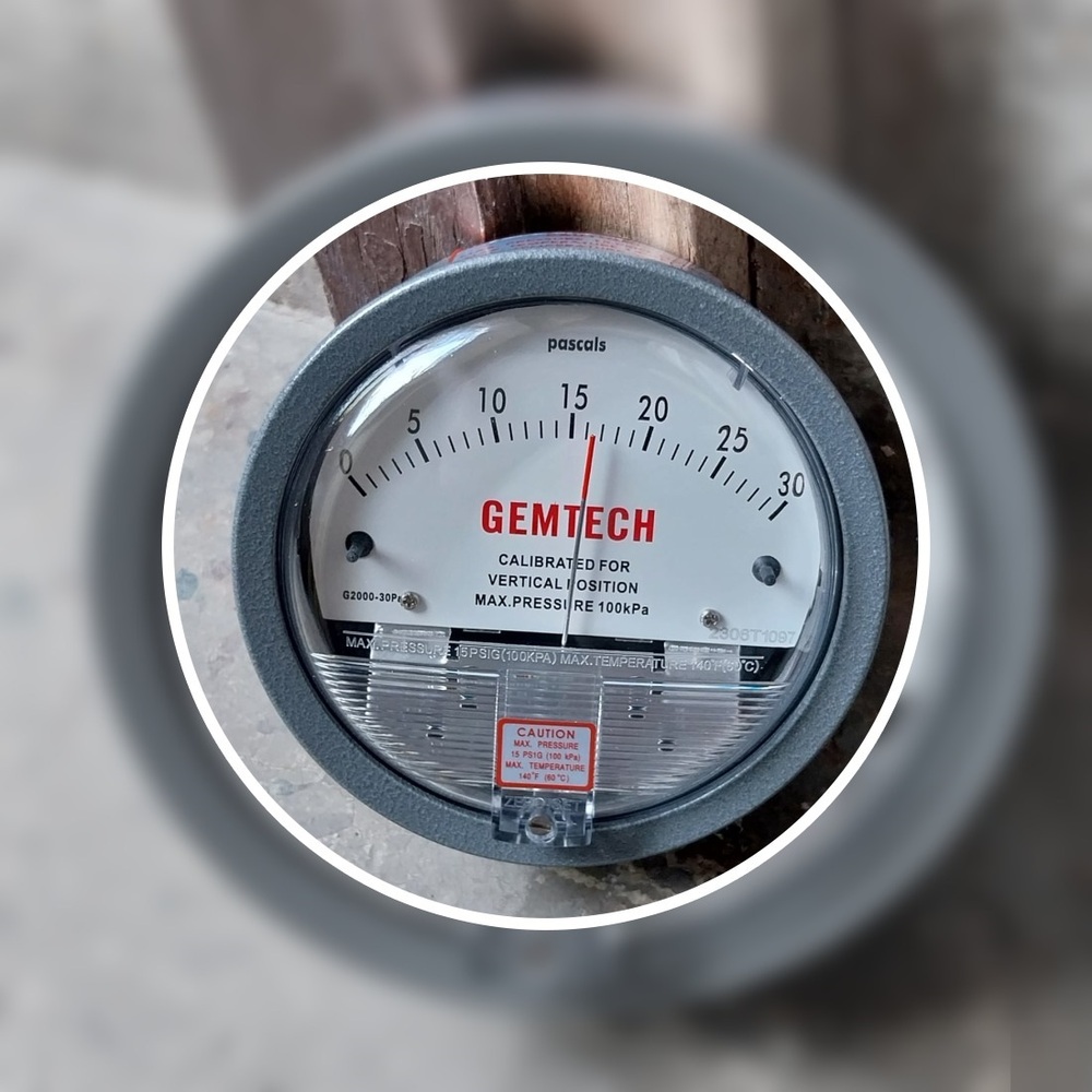 Marketing By Gemtech Differential Pressure Gauges Products - Enviro Tech Industrial Products - Accuracy: A 2% (-Ha Model A 1) Of Fs (A 3% (-Ha A 1.5%) On -0