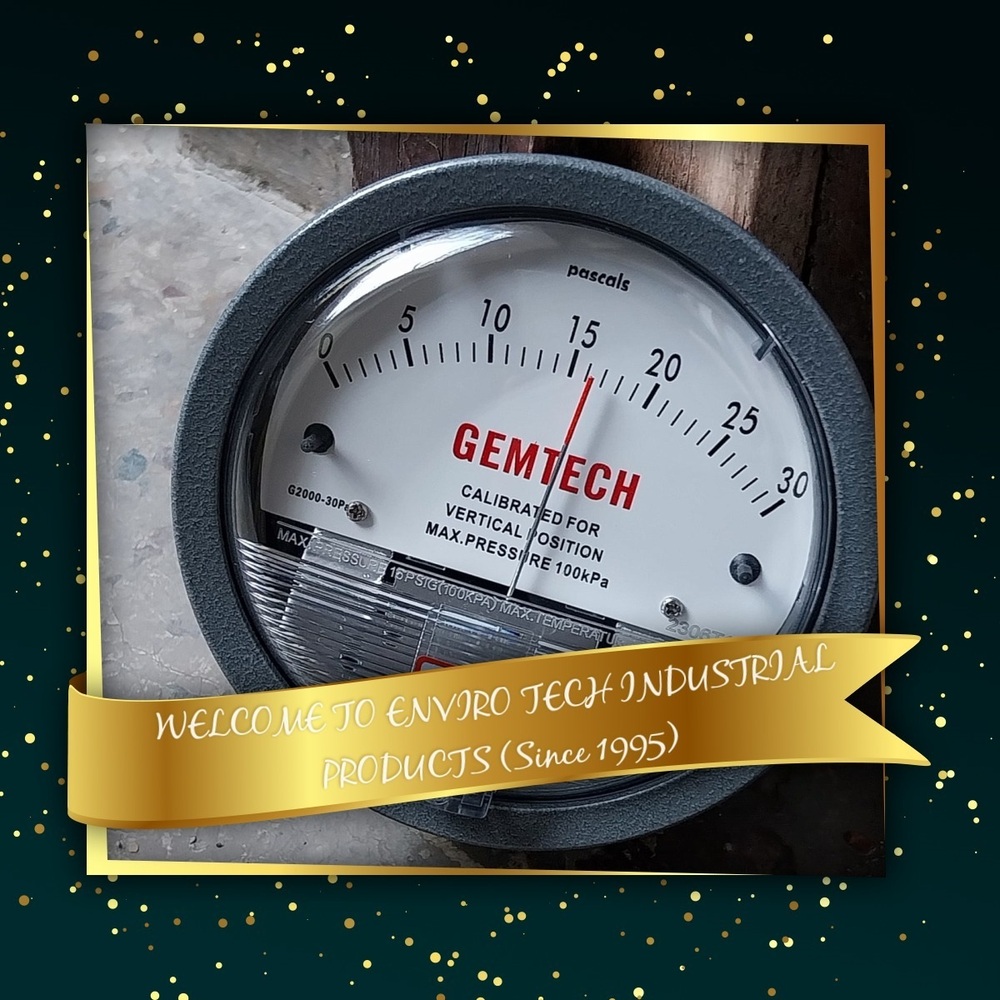 Gemtech Differential Pressure Gauge In Tumkur Karnataka