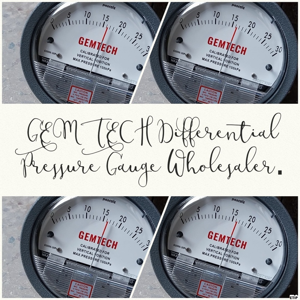 Gemtech Differential Pressure Gauge In Tumkur Karnataka