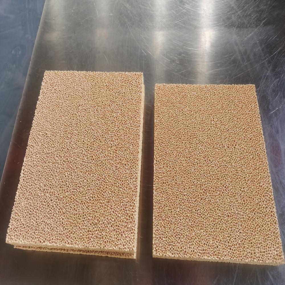 Zirconia Ceramic Foam Filter For Steel Casting - Color: Yellow