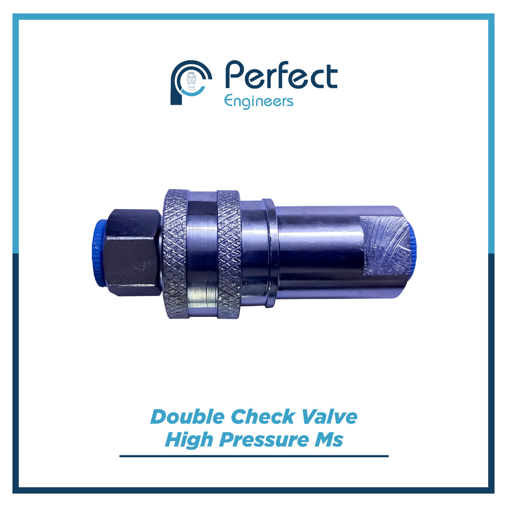 Brass Double Check Valve Quick Release Coupling - Application: Aca Ac Heavy Pumps Aca Ac Industrial Process