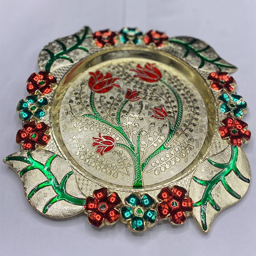 8 Inch Pooja Thali