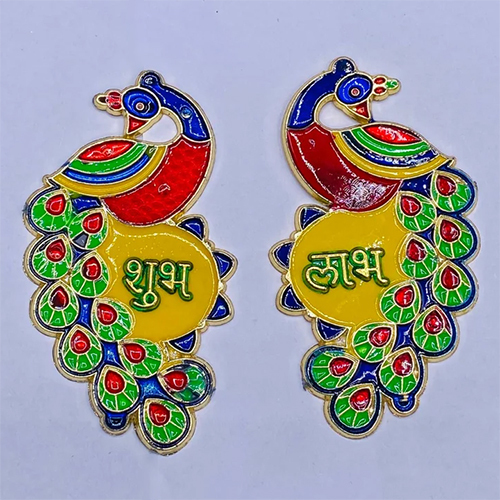 8 Inch Shubh Labh Stickers