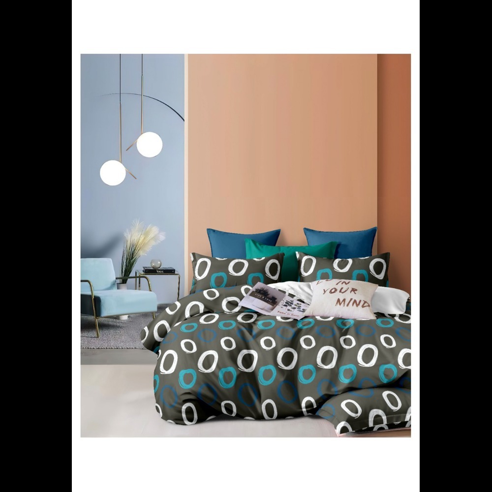 Plush Printed Double Size Bedsheet - Design Type: Modern
