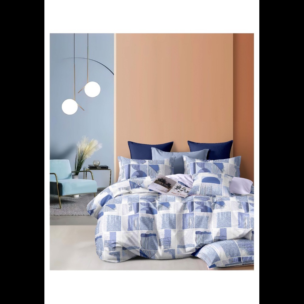 Plush Printed Double Size Bedsheet - Design Type: Modern