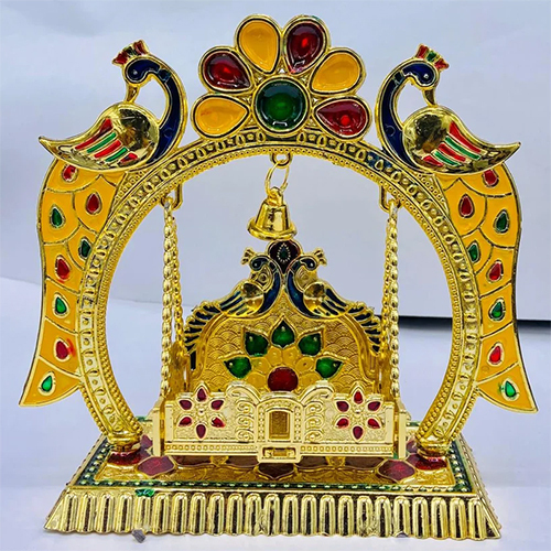 Small Radha Krishna Swing - Color: Multicolor