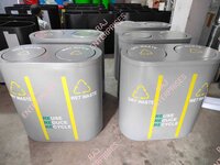 2in1 Dustbin (Stainless Steel)