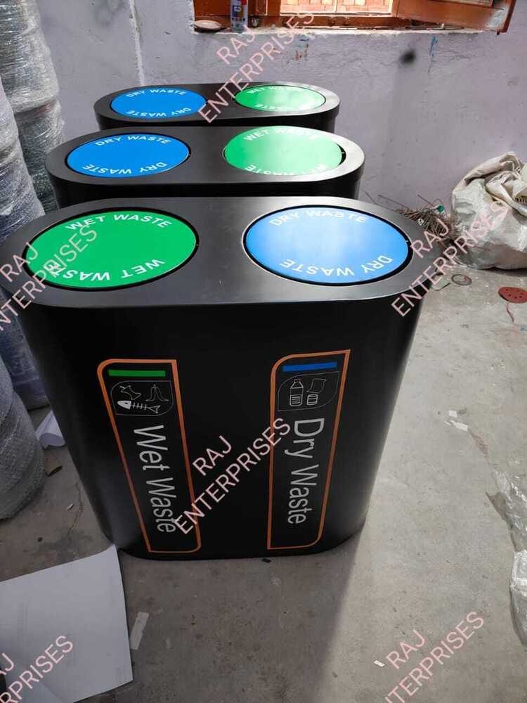 2in1 Dustbin (Stainless Steel)
