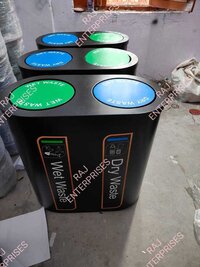 2in1 Dustbin (Stainless Steel)