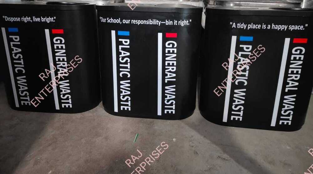 2in1 Dustbin (Stainless Steel)