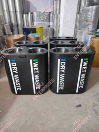 2in1 Dustbin (Stainless Steel)