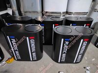 2in1 Dustbin (Stainless Steel)