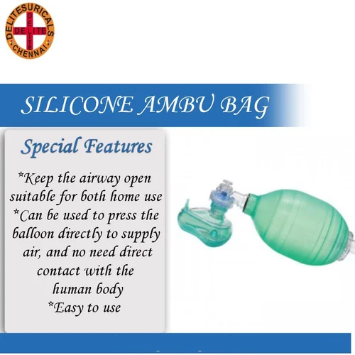 Ambu Bag Adult - Capacity: 500-2000 Milliliter (Ml)