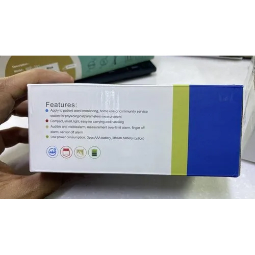 Handheld Pulse Oximeter - Color: White