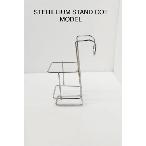 Ss Sterillium Stand - Mild Steel, Standard Size, Silver Color | Single-use Design For All Ages In Industrial Settings