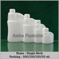 Hdpe Plastic Can - Capacity: 500/250/100/50 Milliliter (ml)