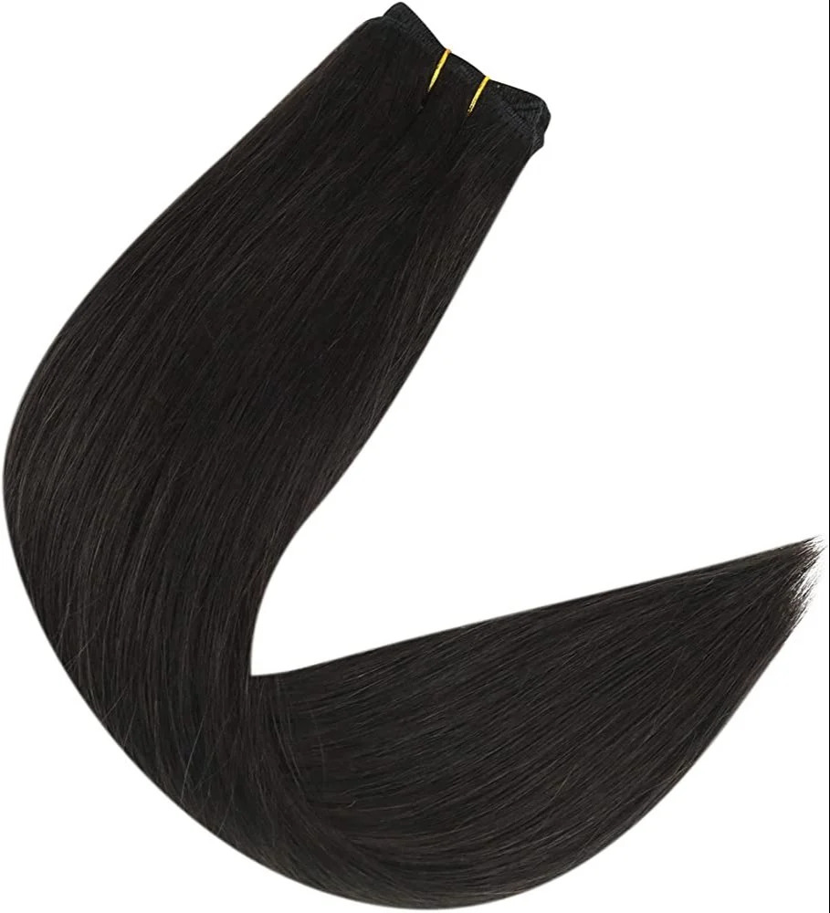 Premium Remy Natural Color Straight Weft Hair Extensions Brazilian Hair Bundles