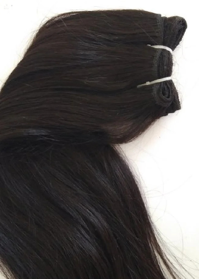 Premium Remy Natural Color Straight Weft Hair Extensions Natural Color  Brazilian Hair Bundles