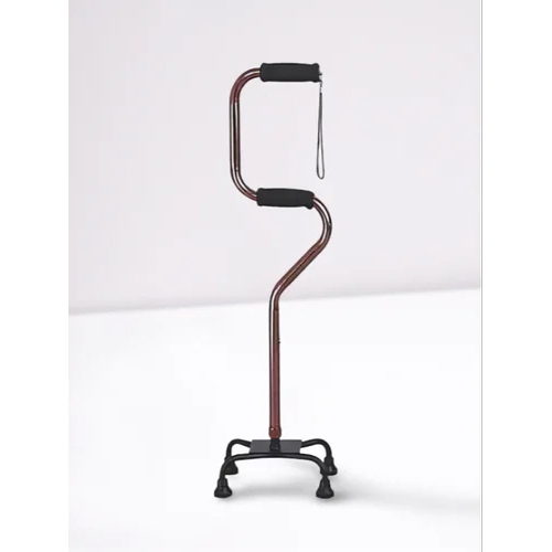 Walking Stick Four Leg - Color: Brown