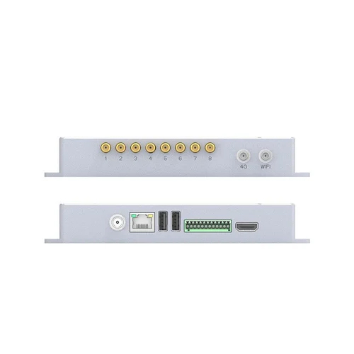 Uhf Passive 4 Port Rfid Reader - Stainless Steel, Tcp/ip, Rs232, Weigand Interfaces, White Color, 9-24v Power Supply , 1-year Warranty