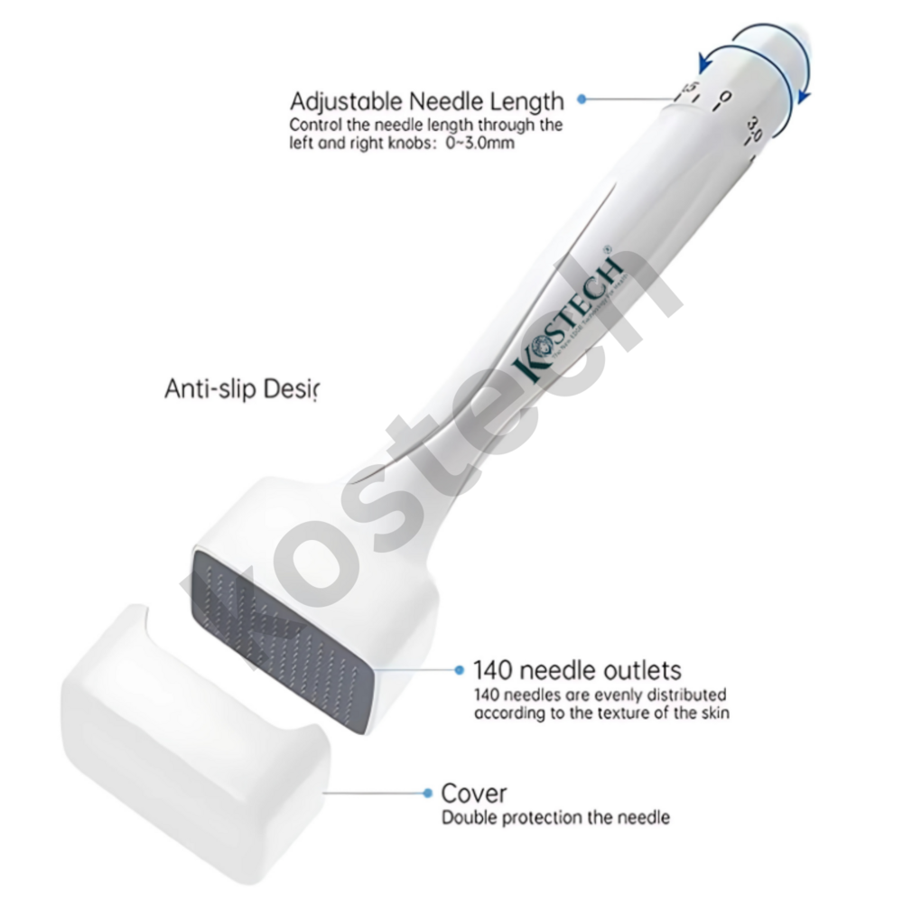 Adjustable Derma Stamp - Color: White