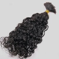 Indian Human Hair Bulk For Braiding Curly Style Bulk Human Hair Extension No Weft Human Hair Weaving Bundles